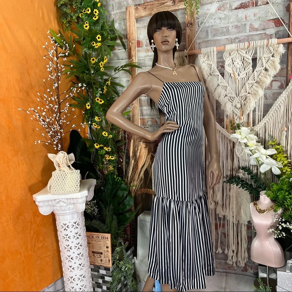 Elizabeth & James Navy combo, Jewel. Midi dress - Picture 5 of 16
